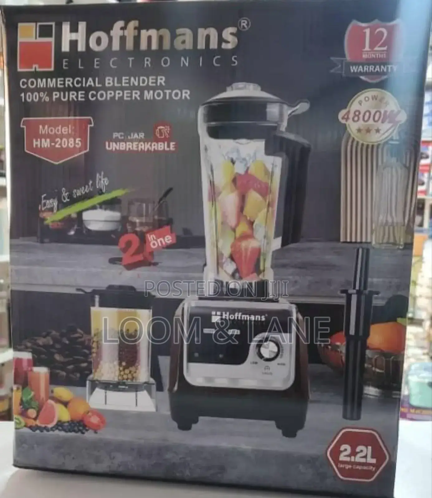 2.2L Hoffmans Commercial Blender