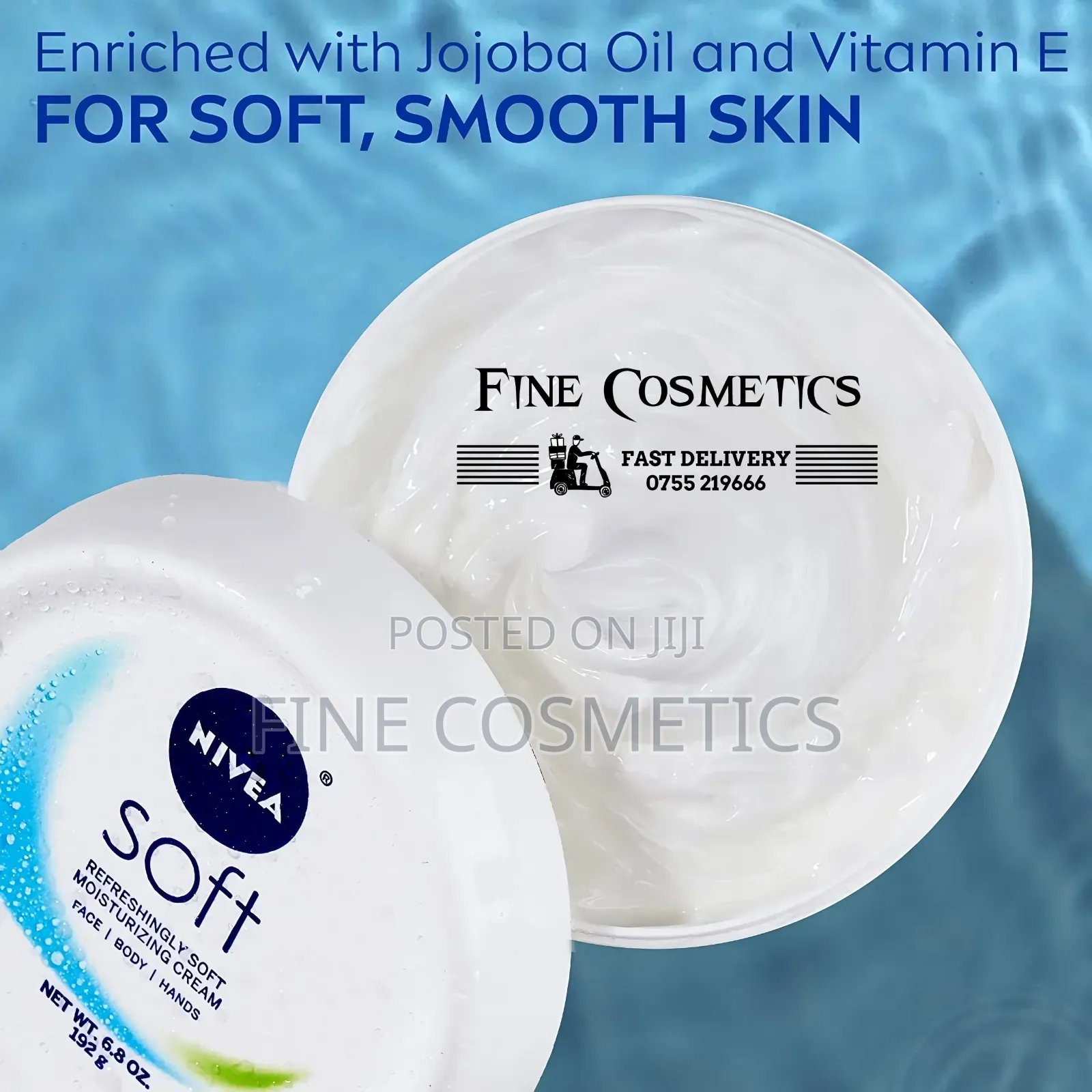 ORIGINAL Nivea Soft Refreshingly Moisturizering Cream 300ml