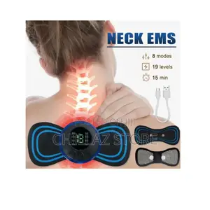 EMS LCD Display Neck Massager.