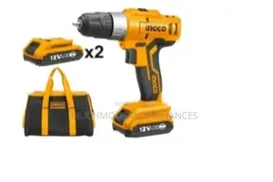 Ingco Lithium Ion Cordless Drill, 2 PCS 1.5ah Batteries