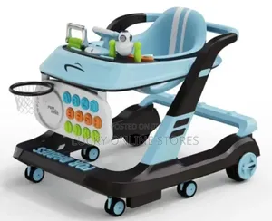Music Baby Walker With Basket Ball Hoop