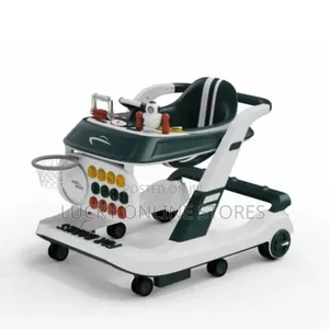 Music Baby Walker With Basket Ball Hoop