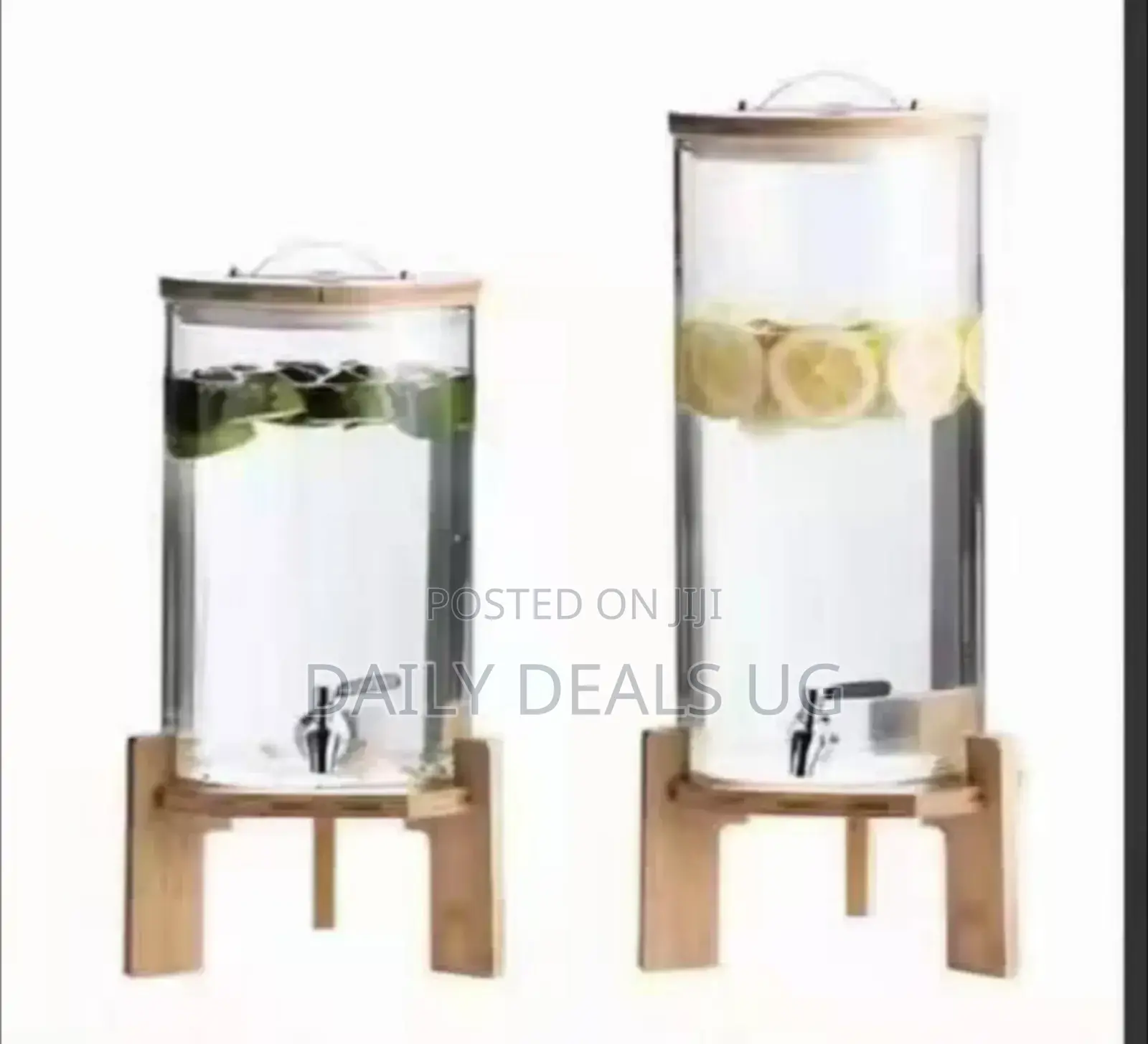 Bamboo Stand Juice Dispenser