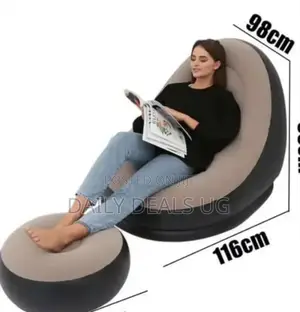 Intex Inflatable Air Sofa Chair With Stool