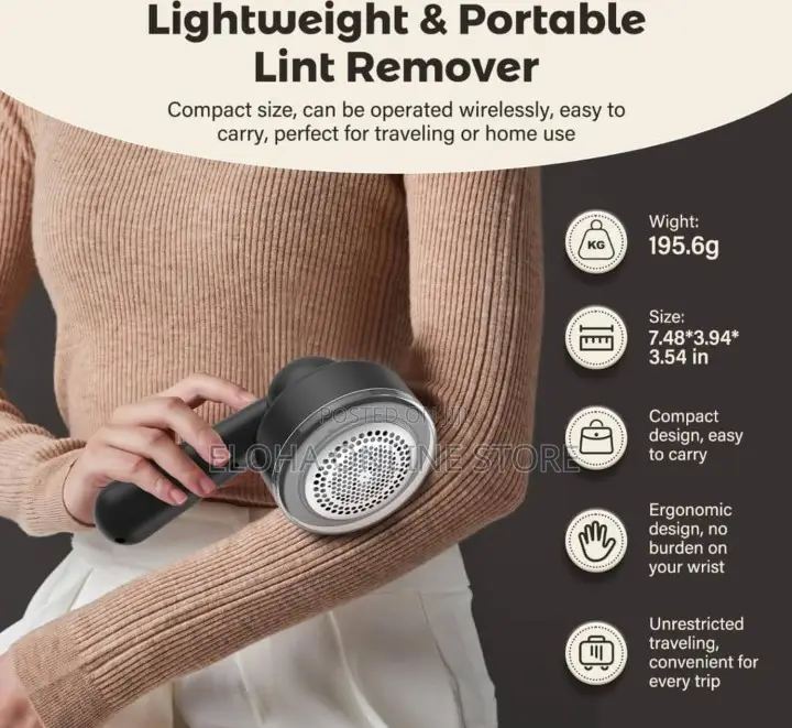 Sokany High-Quality Digital Clothes Lint Remover