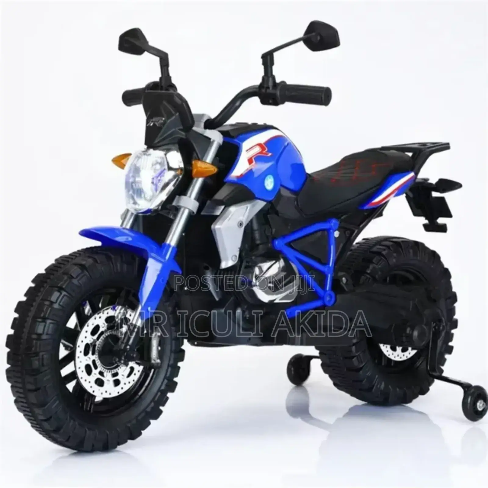 Off-Road Kids Electric Dart Motorcycle WTH Training Wheels