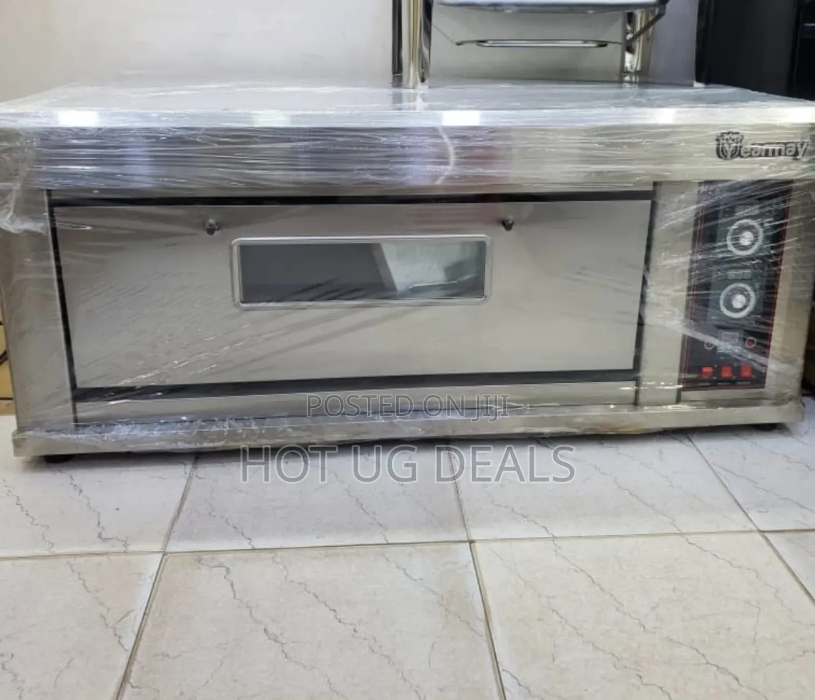 Single Deck Commercial Electric Freestanding Oven Two Trays- Stainless