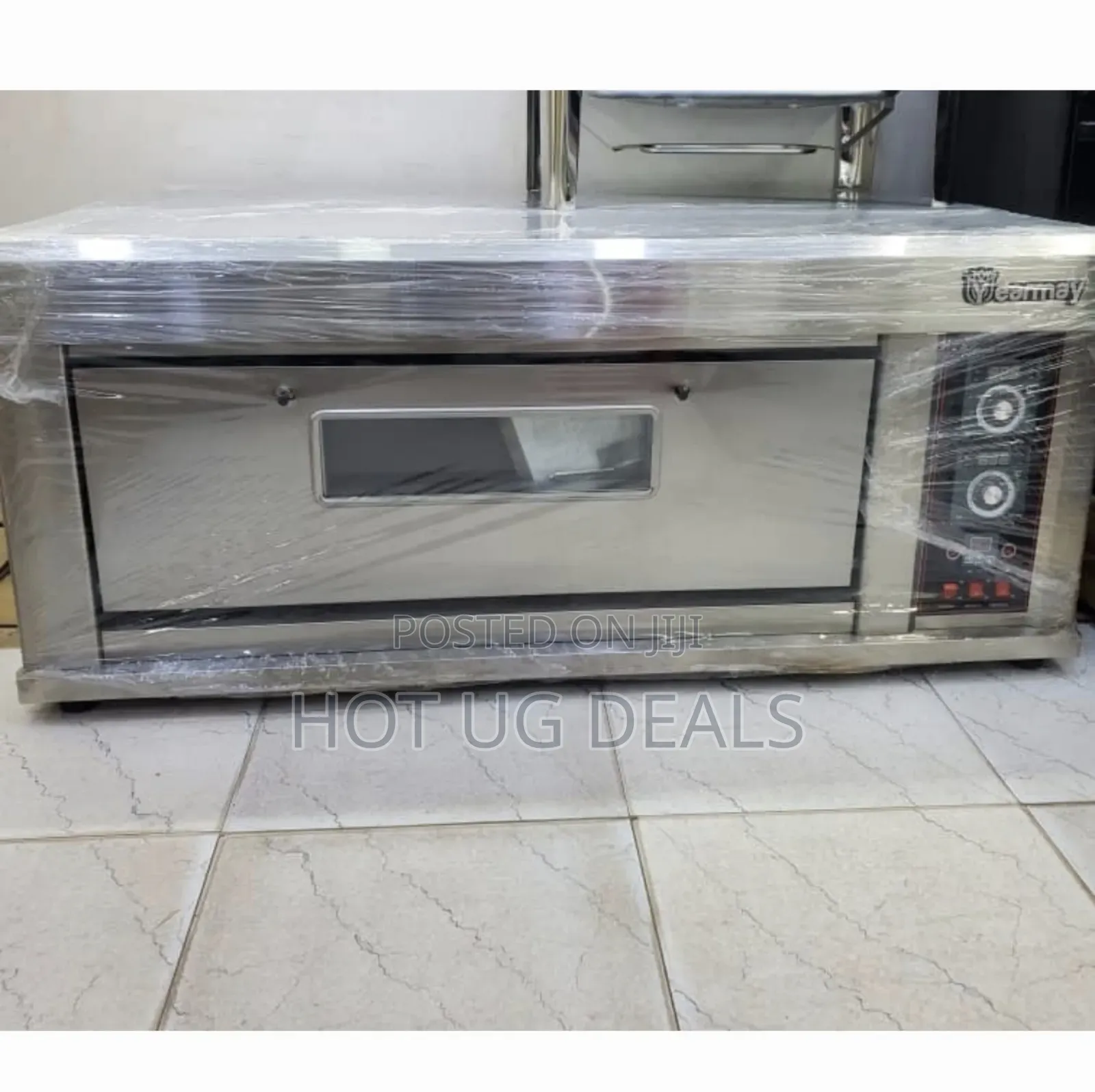 Single Deck Commercial Electric Freestanding Oven Two Trays- Stainless