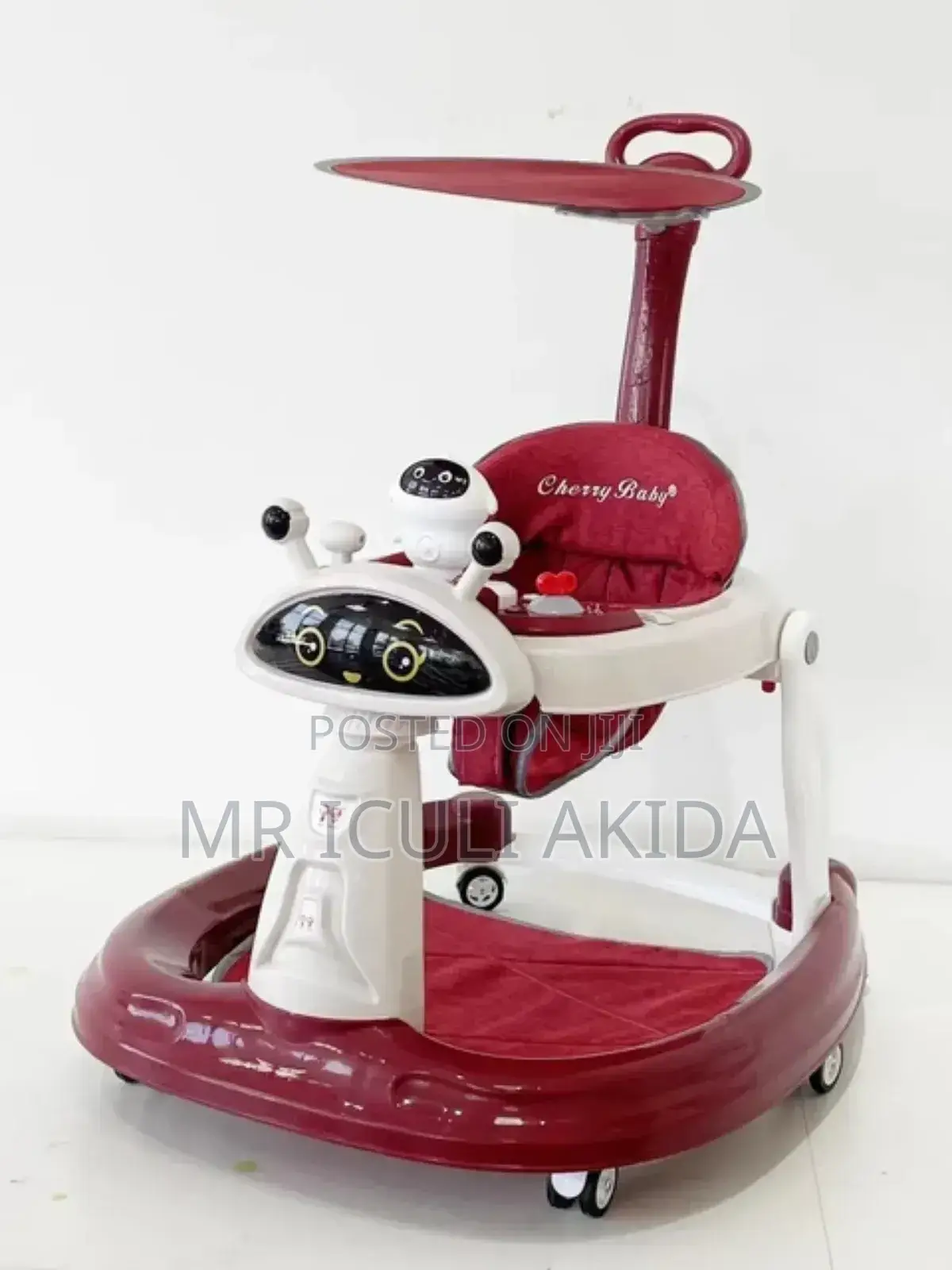 4in1 Musical 3600 Rotating Baby Walker WTH Wheels and Seat