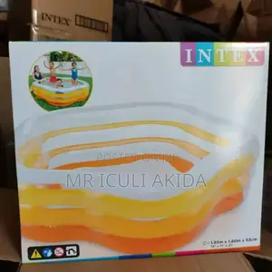 Intex Summer Cooler Inflatable Kids Swimming Pool 1.8x1.85m