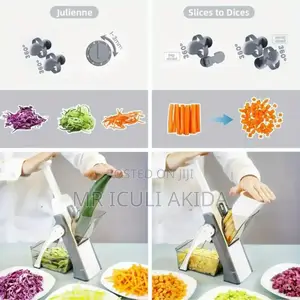 5in1 Mandolin Safe Slicer Vegetable, Potato Cutter Chopper