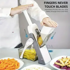 5in1 Mandolin Safe Slicer Vegetable, Potato Cutter Chopper