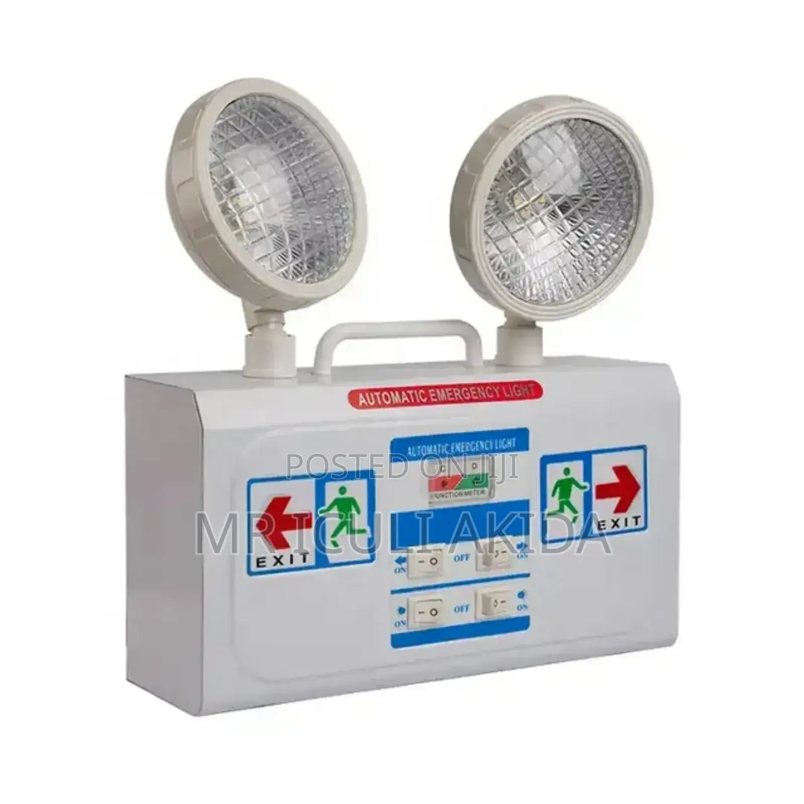 Rechargeable Twin Spot Automatic Safety Emergency Light
