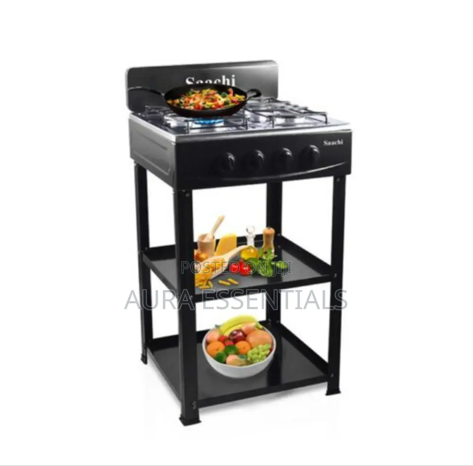Saachi NL-GAS- 5256 4 Burner Gas Stove Cooker