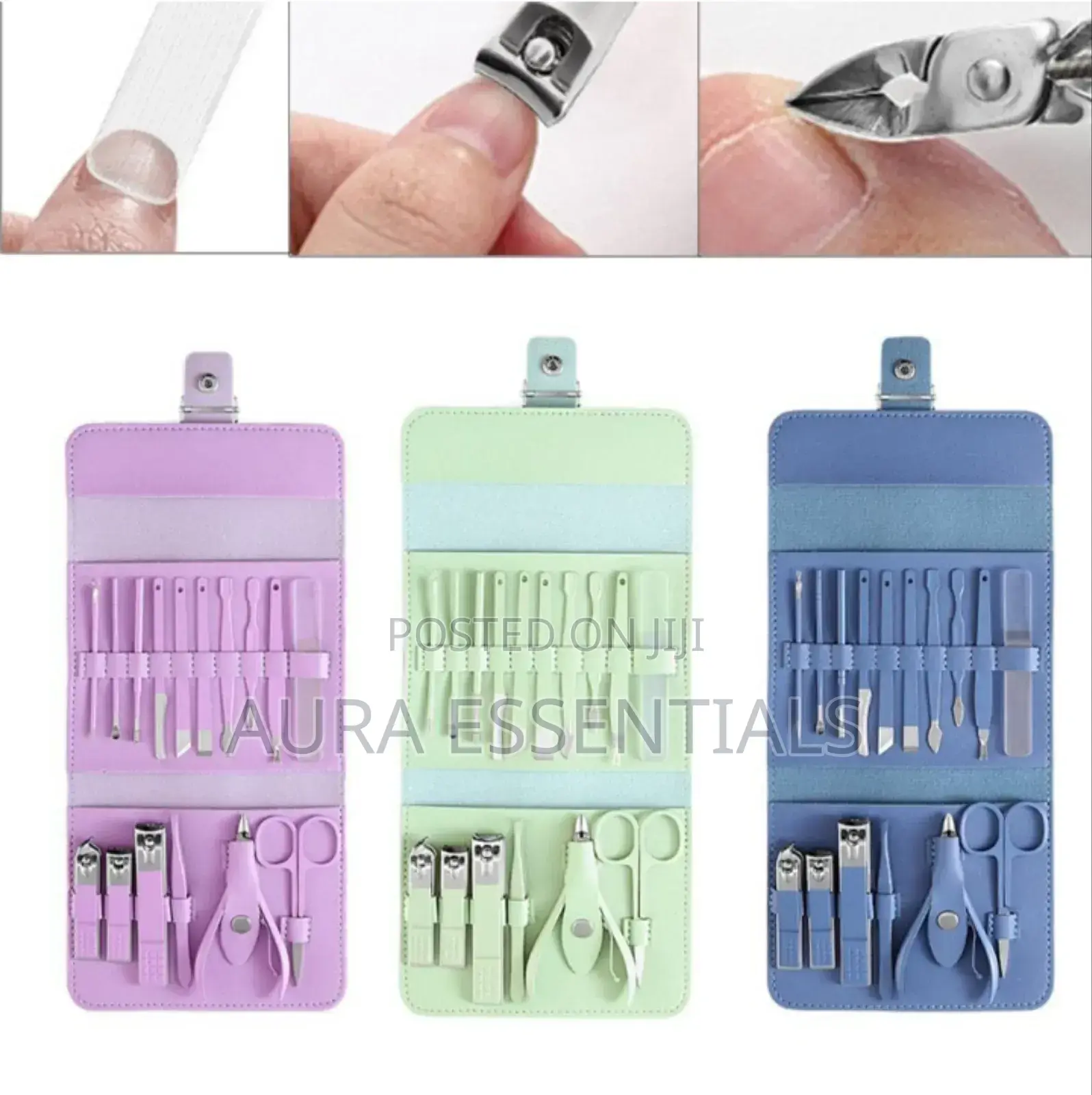16x Manicure Set Nail Clippers Kit