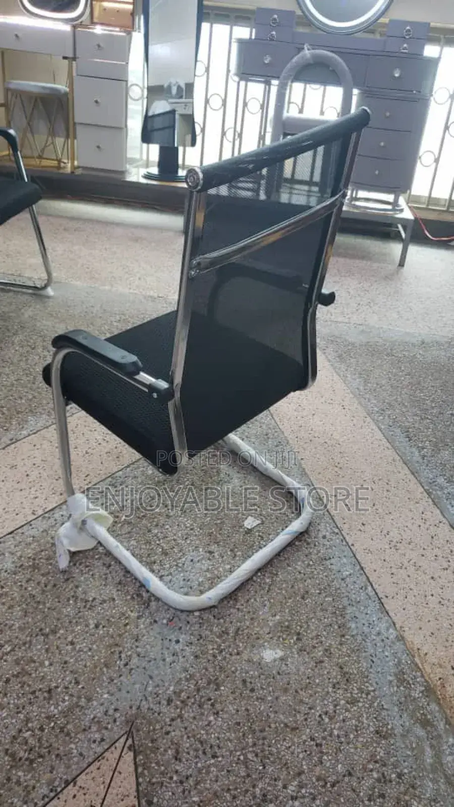 Waiting Office Chair Curved Stand