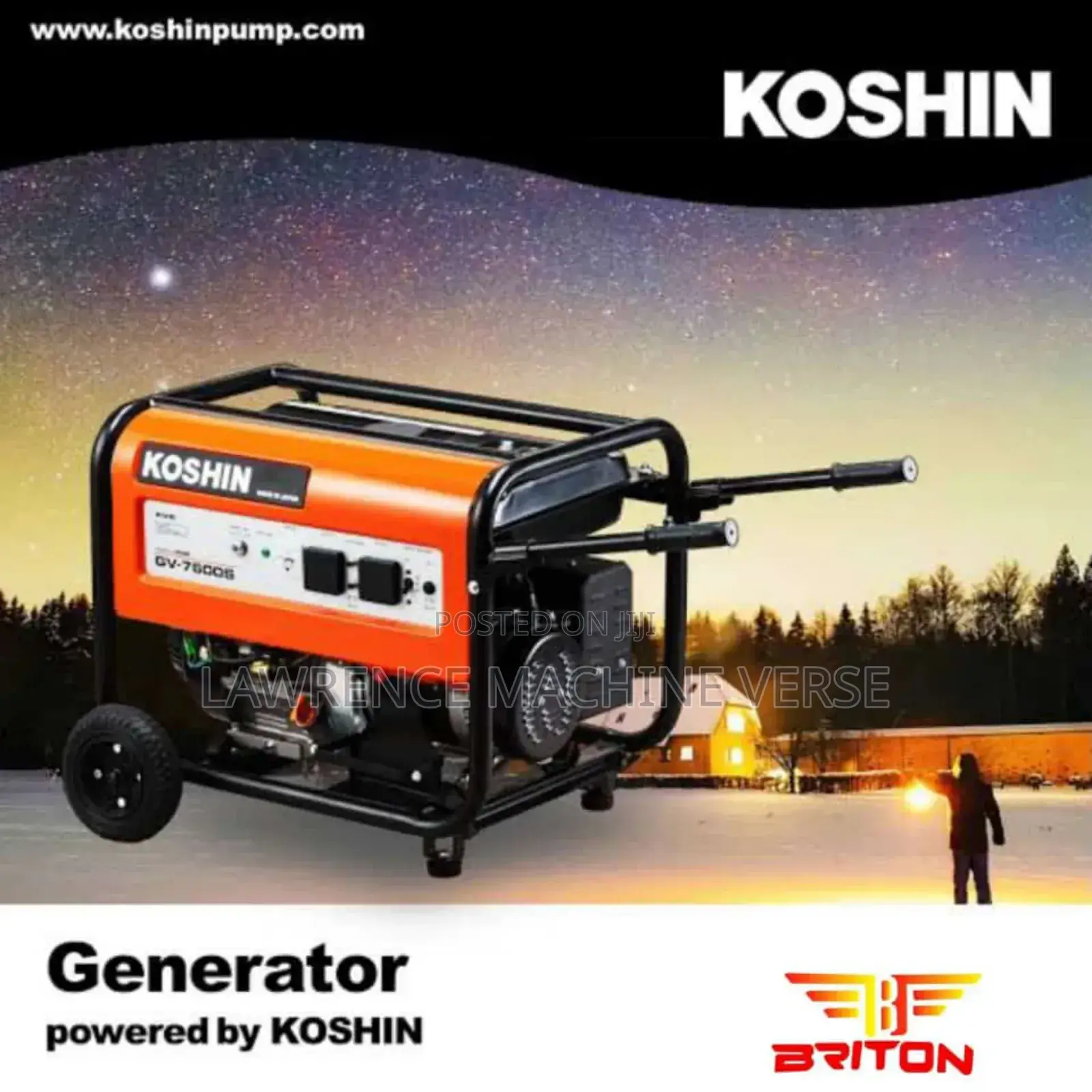 Koshin Gasoline Generator 5kva