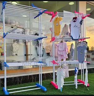 3tier New Design Cloth Drying Rack WTH Stainless Steel Poles