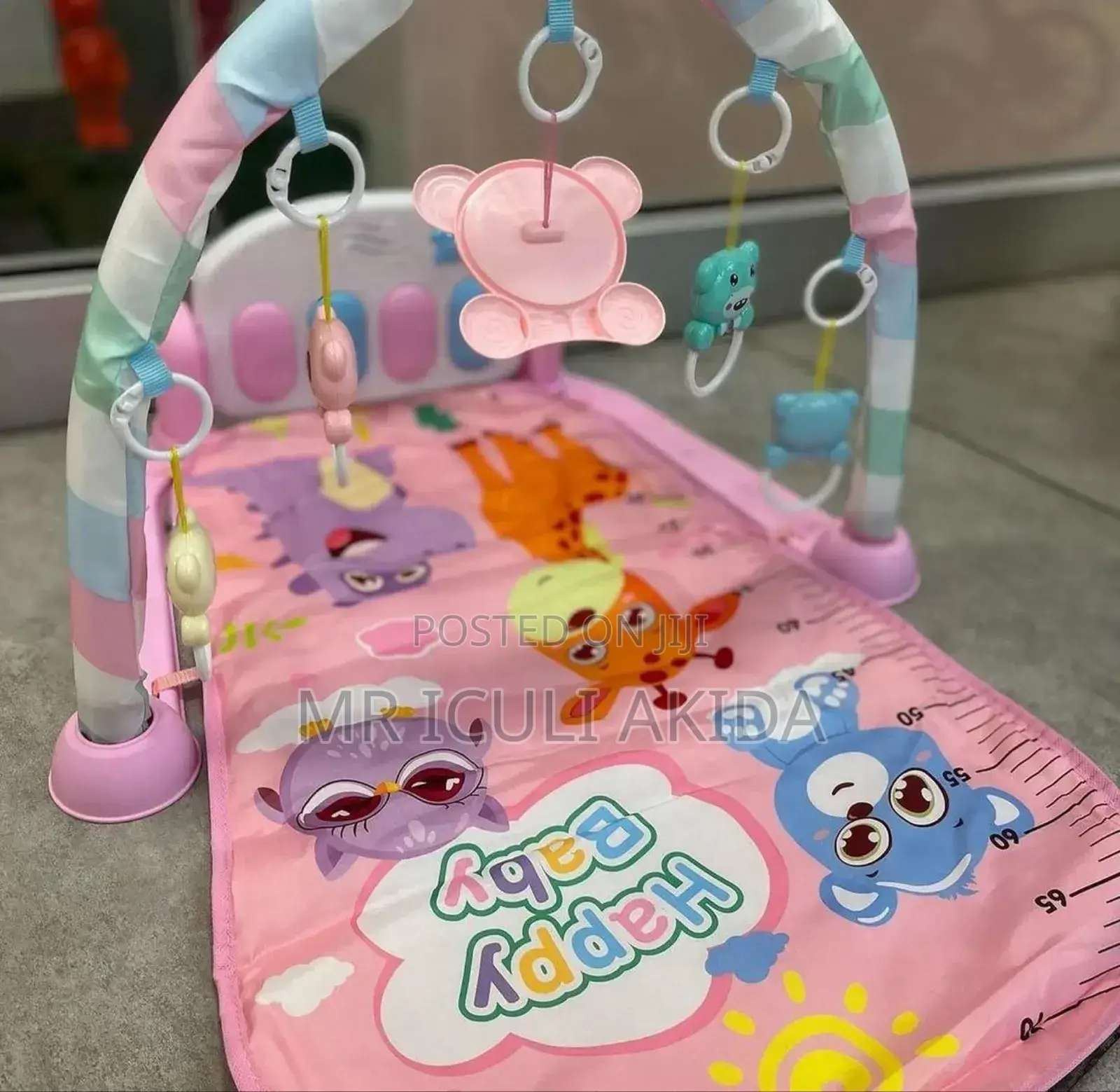 Baby Play Gym With Piano and Waterproof Sleeping Mat