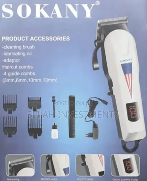 Sokany High Quality USA Professional Hair Clippers