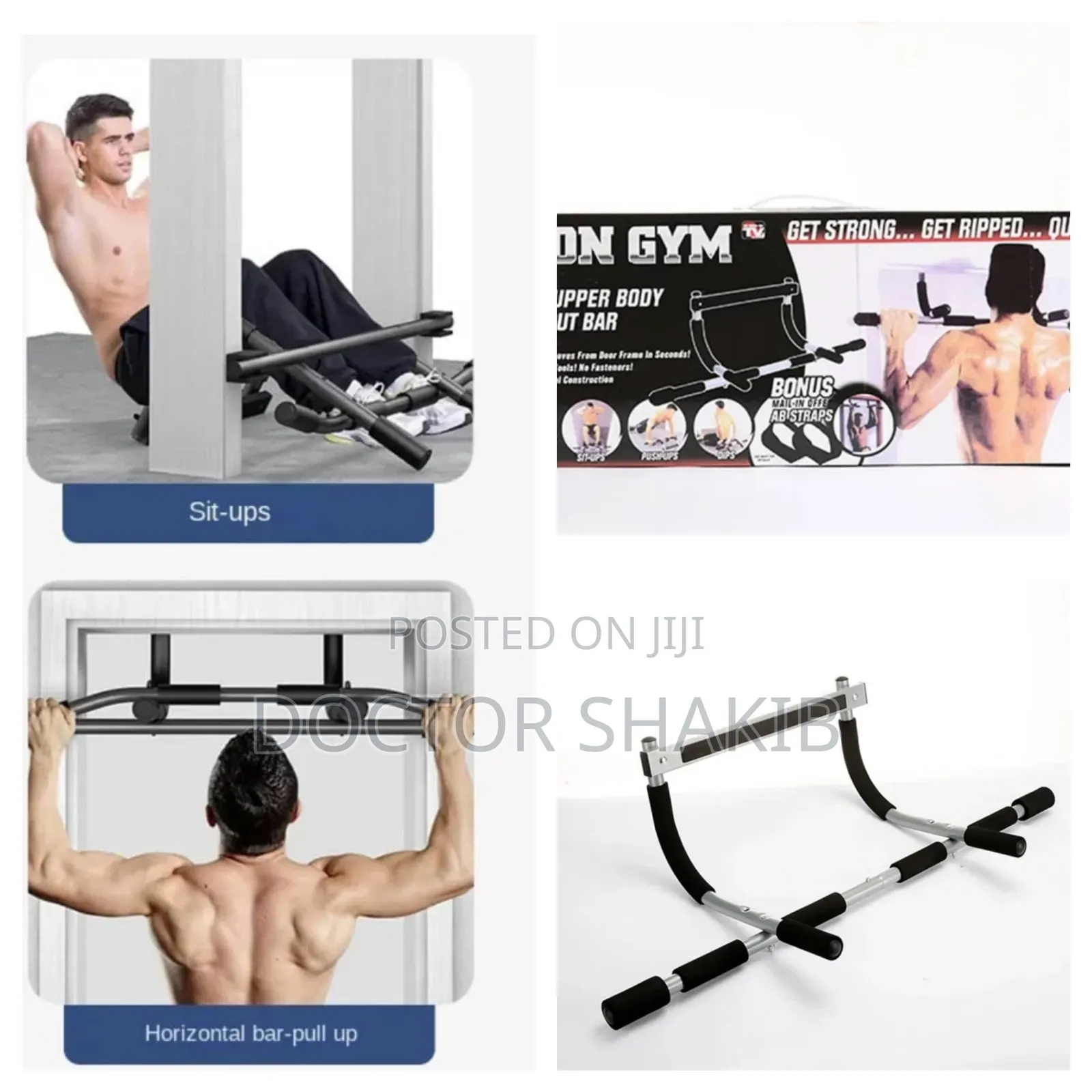 Durable Total Upper Body Workout Iron Gym Bar