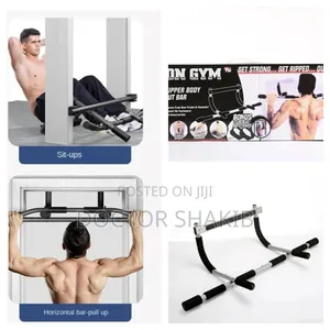 Durable Total Upper Body Workout Iron Gym Bar