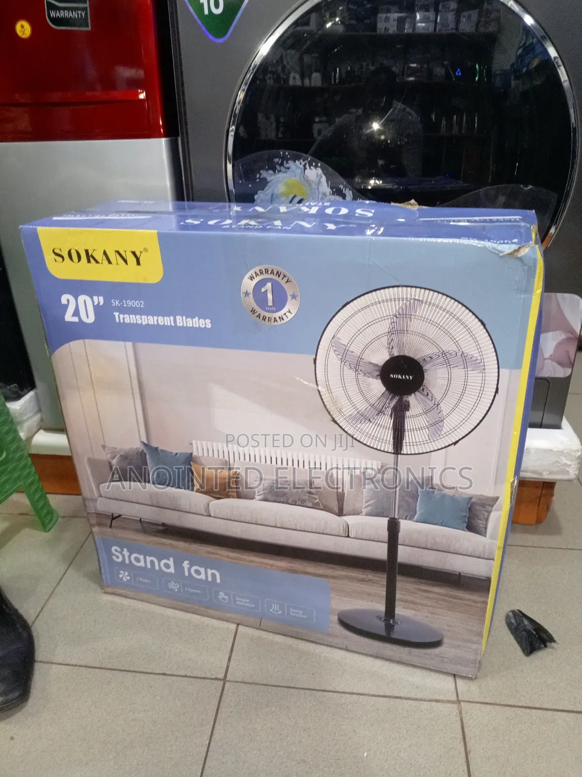 Sokany 20" Standing Fans