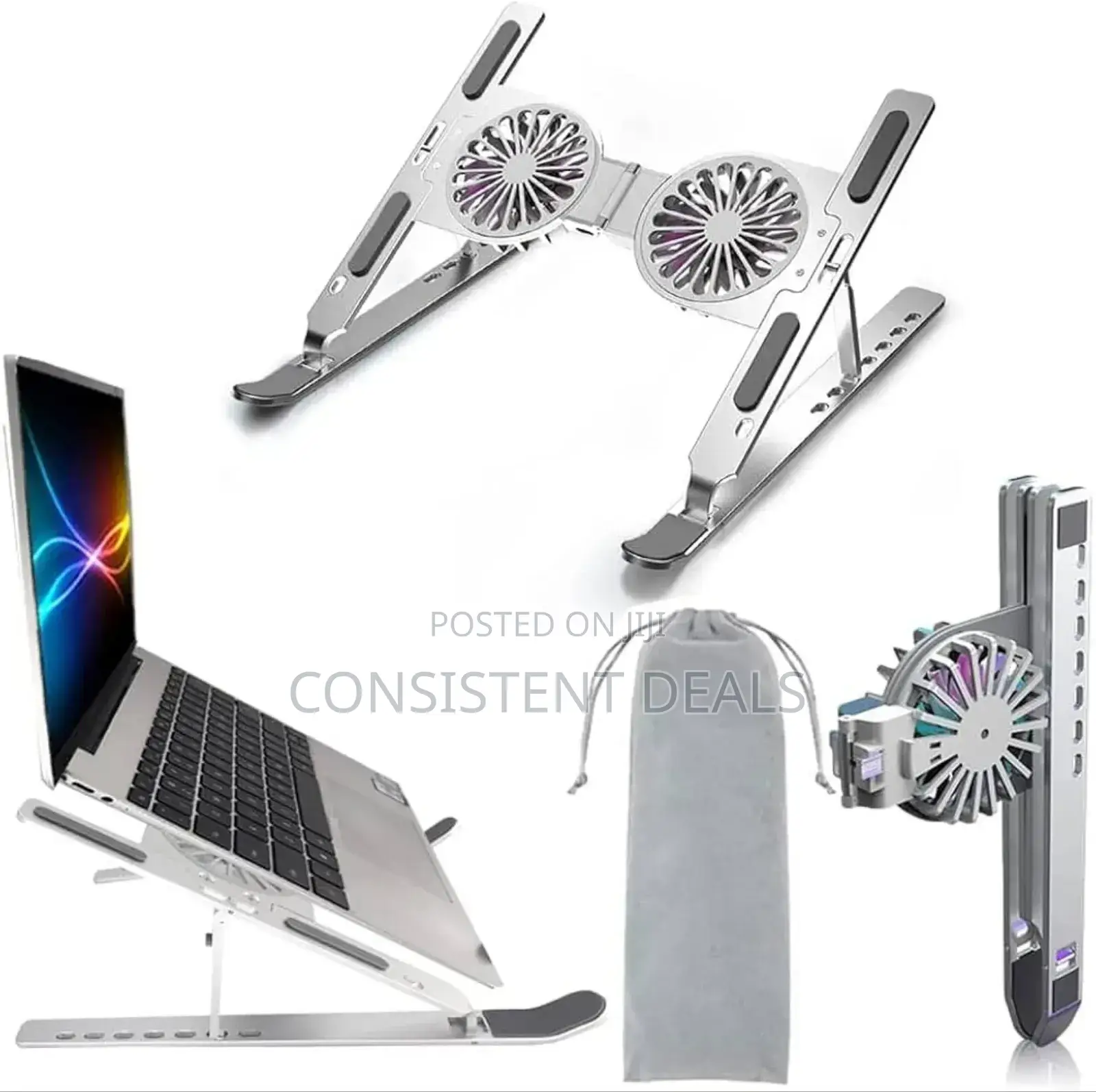 Adjustable Foldable Laptop Cooling Stand