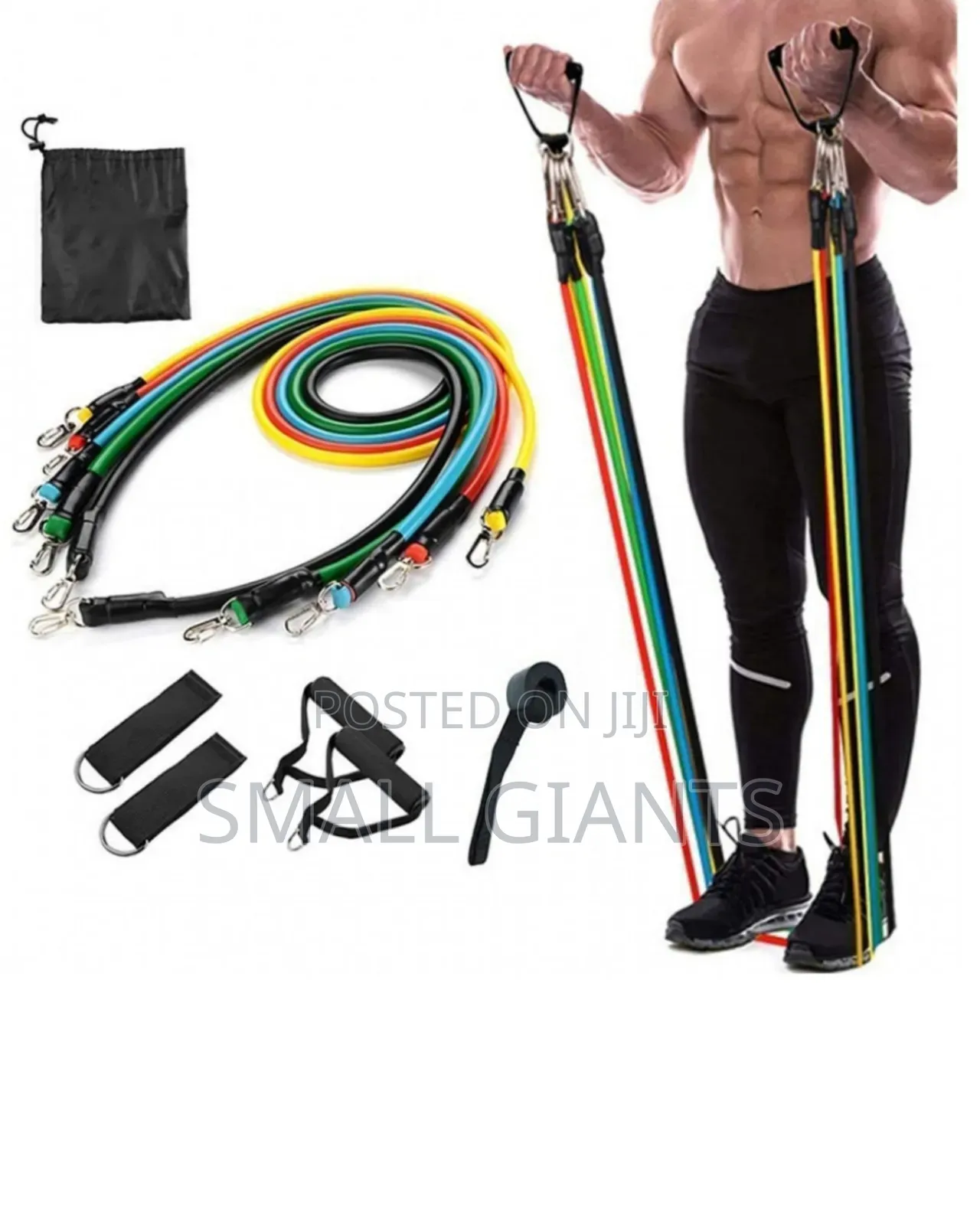 11pcs High Quality All Exercise Resistance Bands