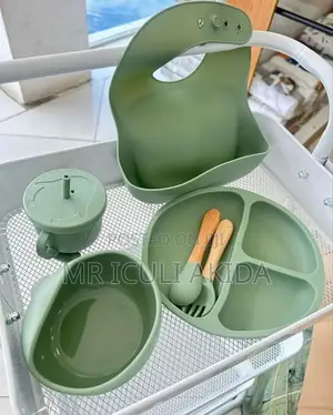 7pcs Baby Silicone Feeding Set