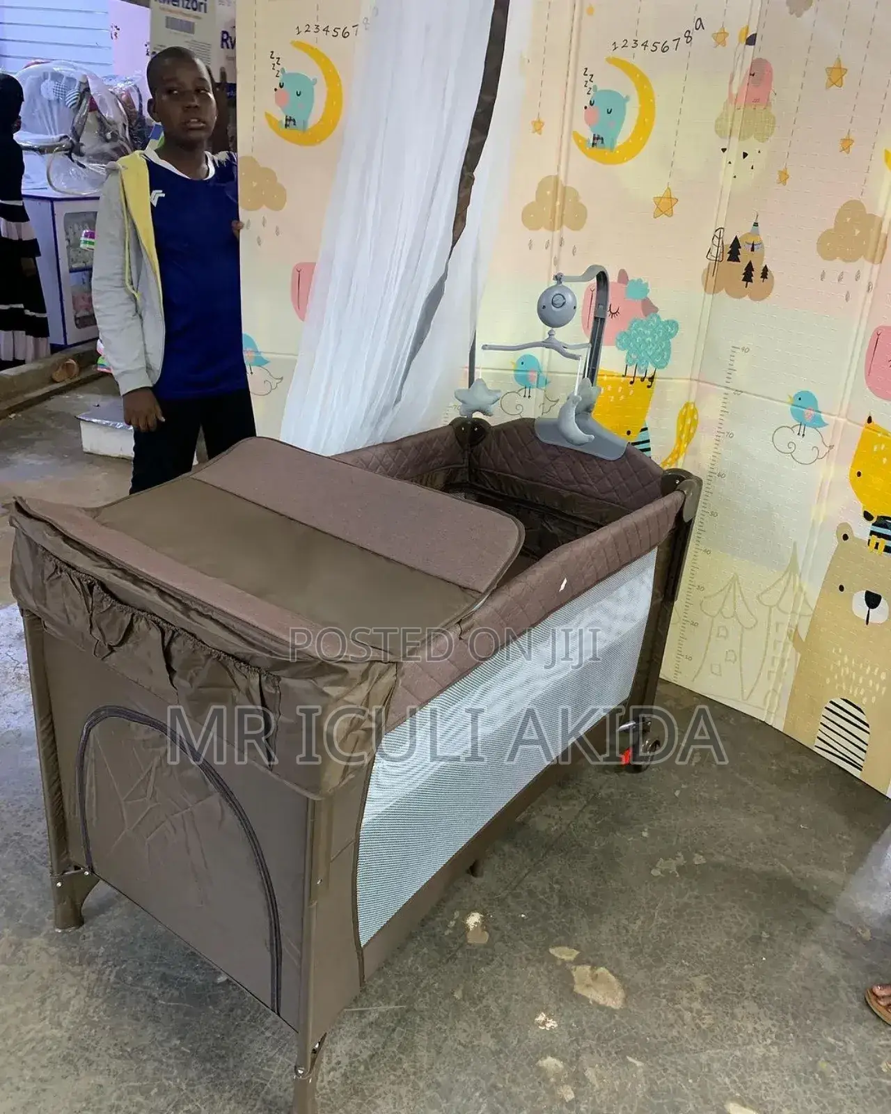 Kidilo Co-Sleeper,Bassinet,Charging Table,Baby Bed Play Pen
