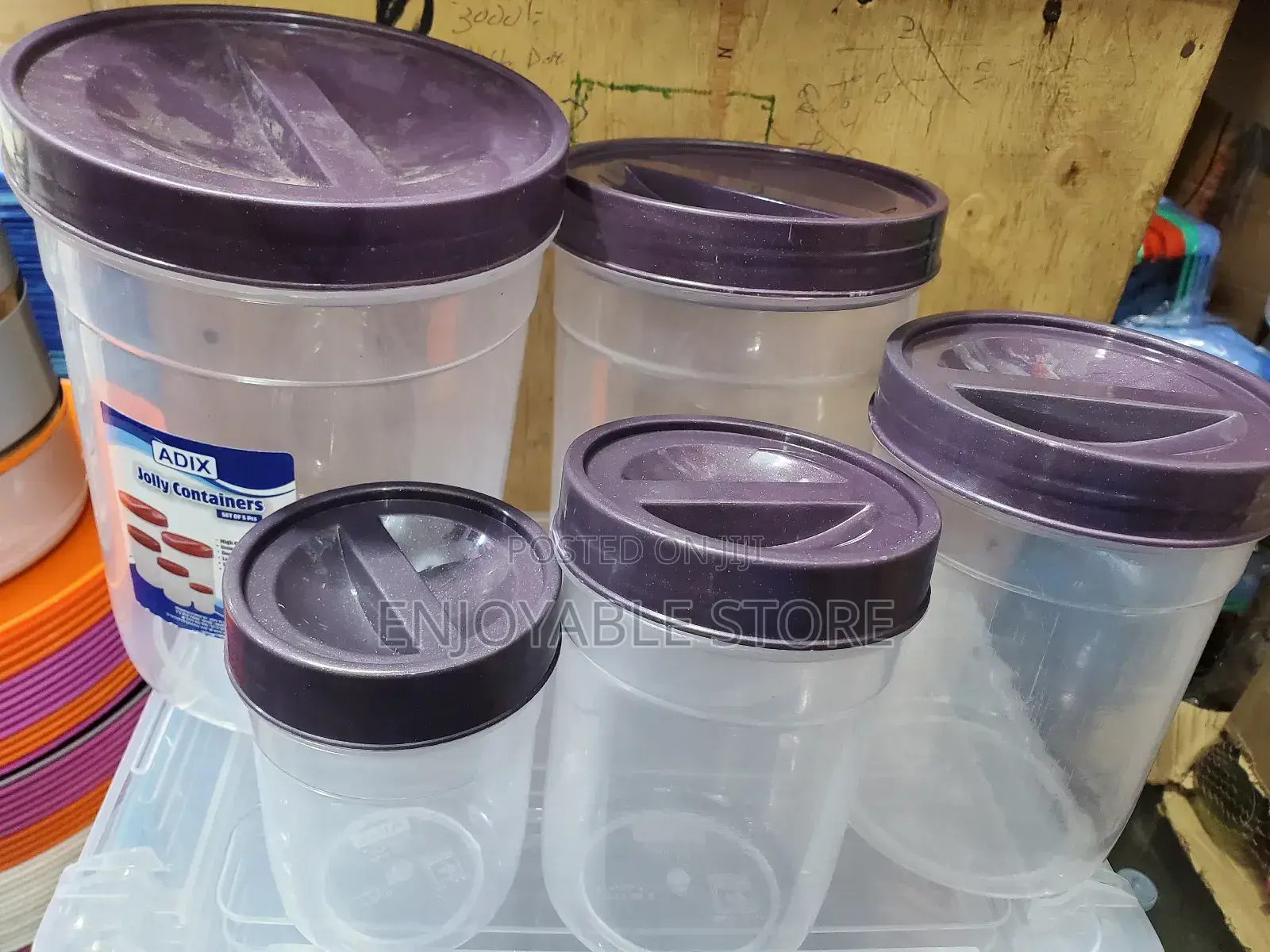 Cube Food Storage Containers 5pcs