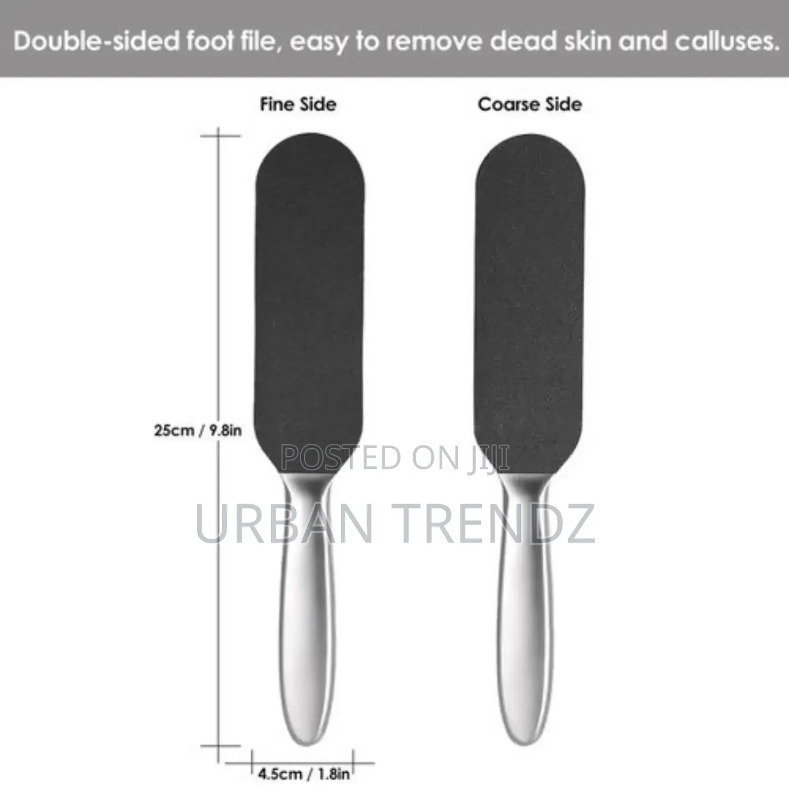 Stainless Steel Foot Rasp Kit 1double Side Foot File+10pcs