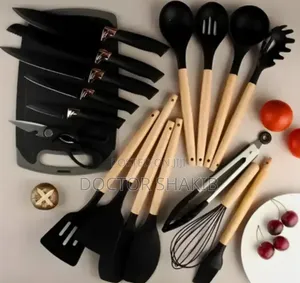 12pcs Silicone Kitchen Cutlery Set-new
