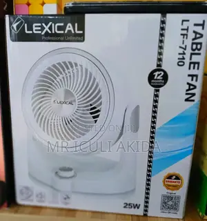 Lexial Professional 25w Adjustable Speed Table Fan