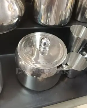 Stainless Sugar Bowl Set
