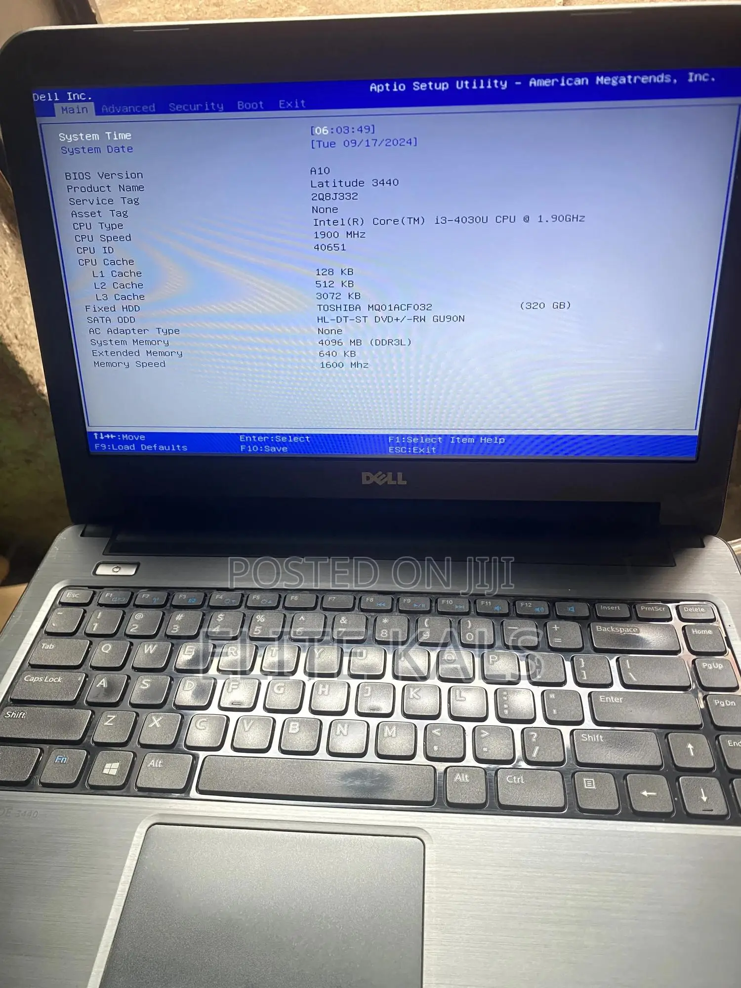 Laptop Dell Latitude 3440 4GB Intel Core i3 HDD 500GB