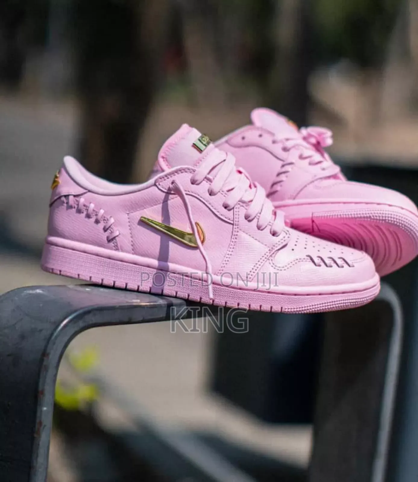 Real Air Jordan 1 Low "Method of Make" Perfect Pink Sneakers
