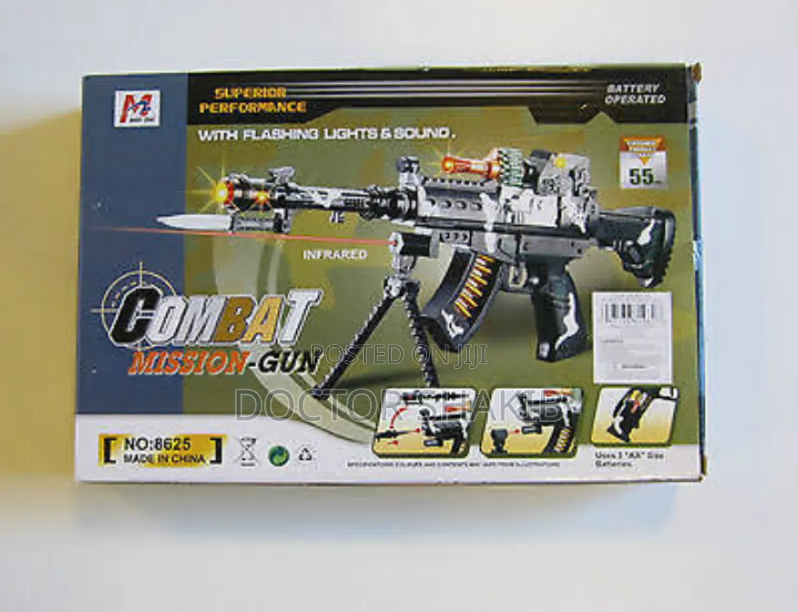 Durable Kids Toy Machine Gun