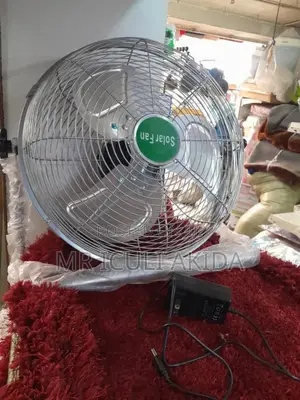 Floor/Desktop Solar Rechargeable Fan(Comes With It's Pannel)