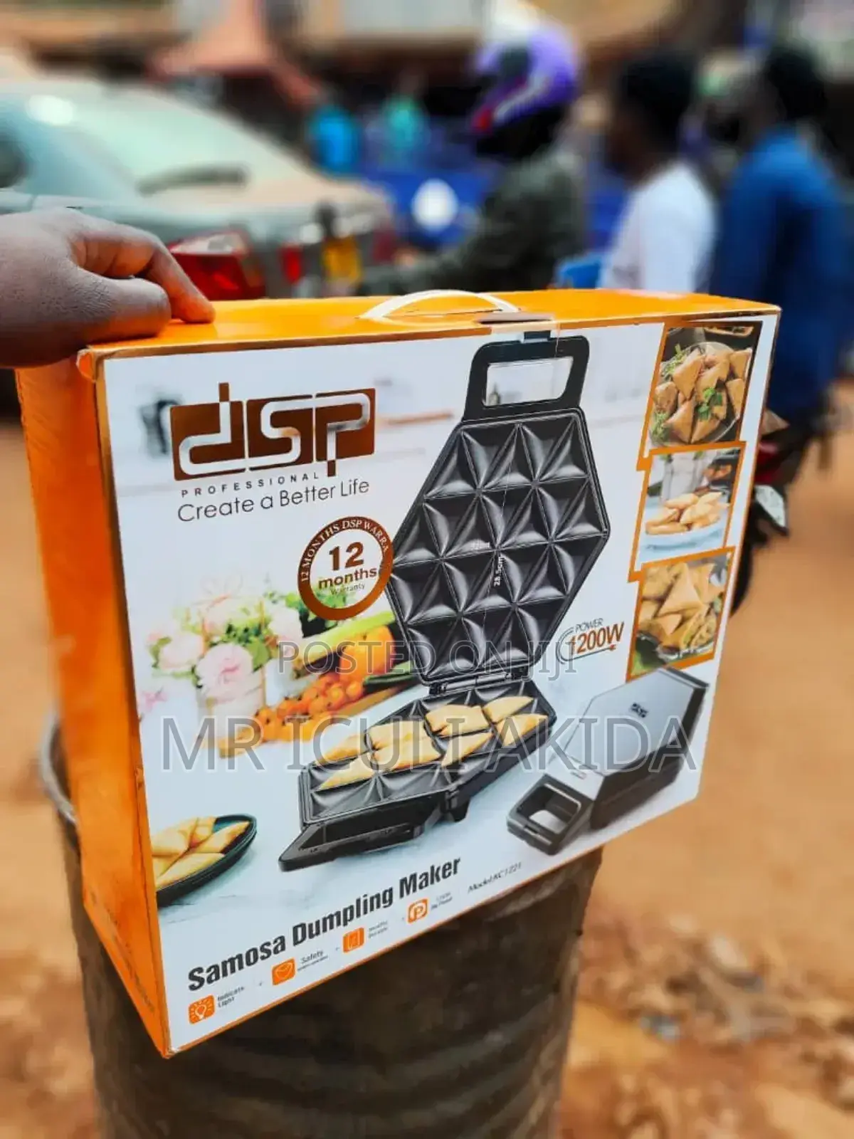 1200w Nonstick Samosa/Sandwich Dumpling Maker Machine