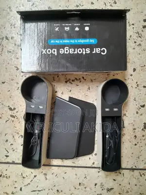 Classy Car Storage Box WTH Bottle Holder 2usb Charger Port