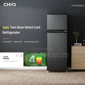 260l Chiq Double Door Fridge