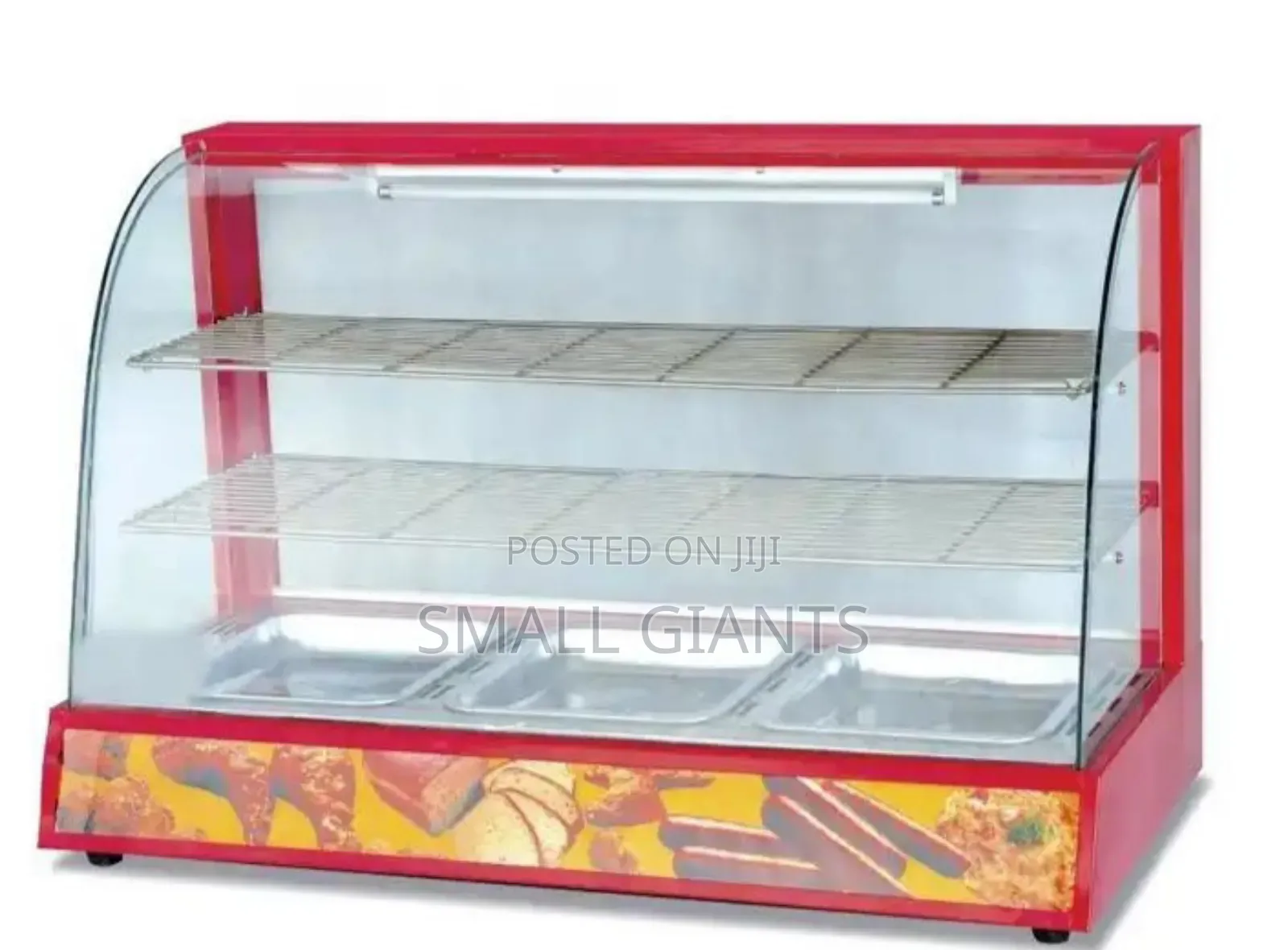 Curved Snack Food Display Warmer