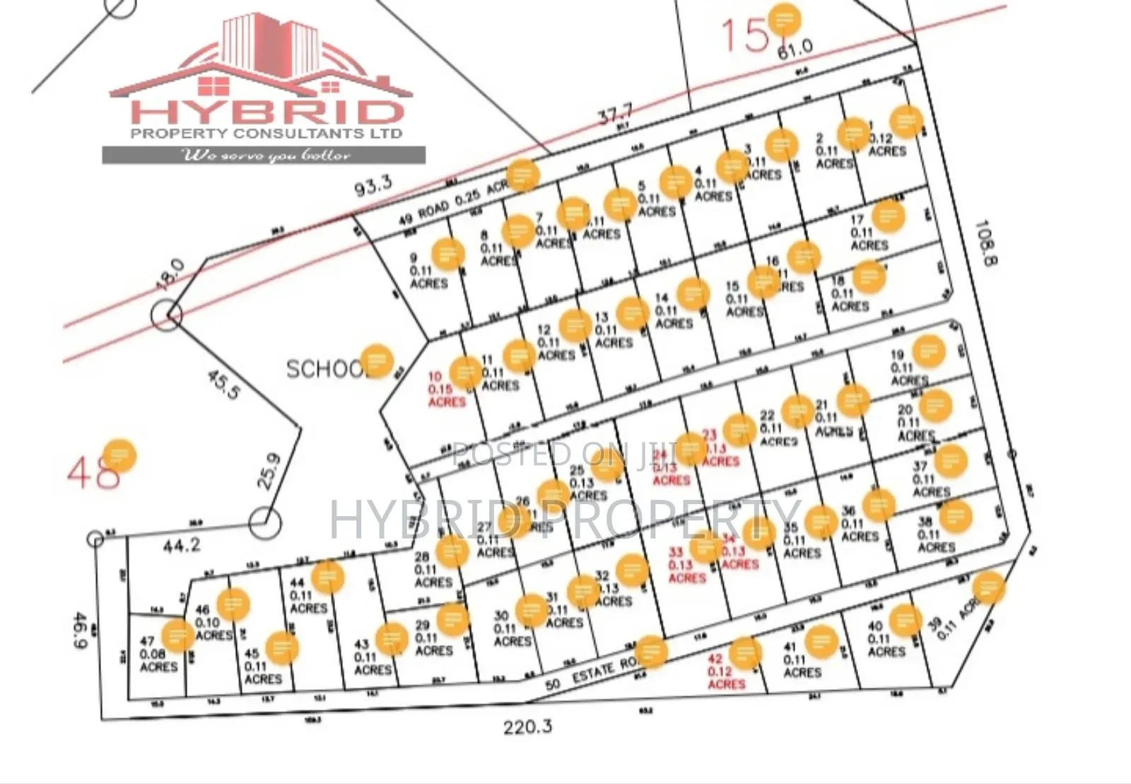 Prime Plots For Sale At Katende Diplomatic Estate~Masaka Rd