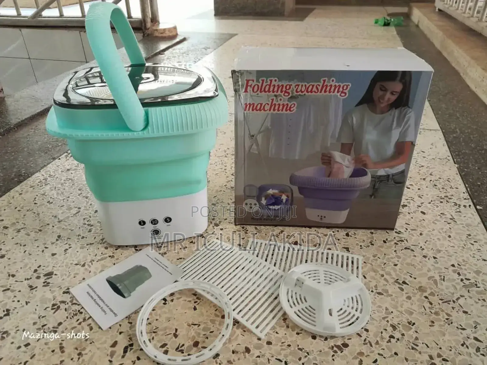 Portable Folding Washing Machine for Simple Cloths