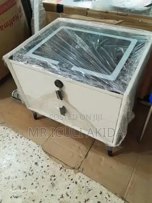 Smart Bedside Table WTH Wireles Charger,Speaker,USB,2drawers