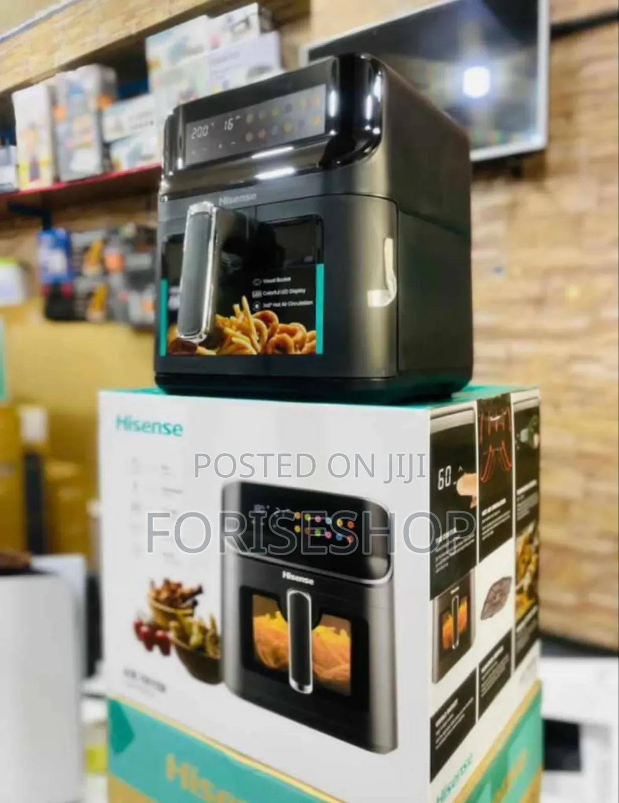 Hisense 6.3ltr Air Fryers Single Authentic