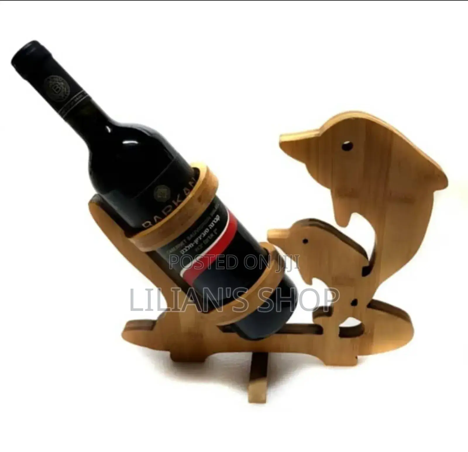 Natural Bamboo Wine Bottle Holder