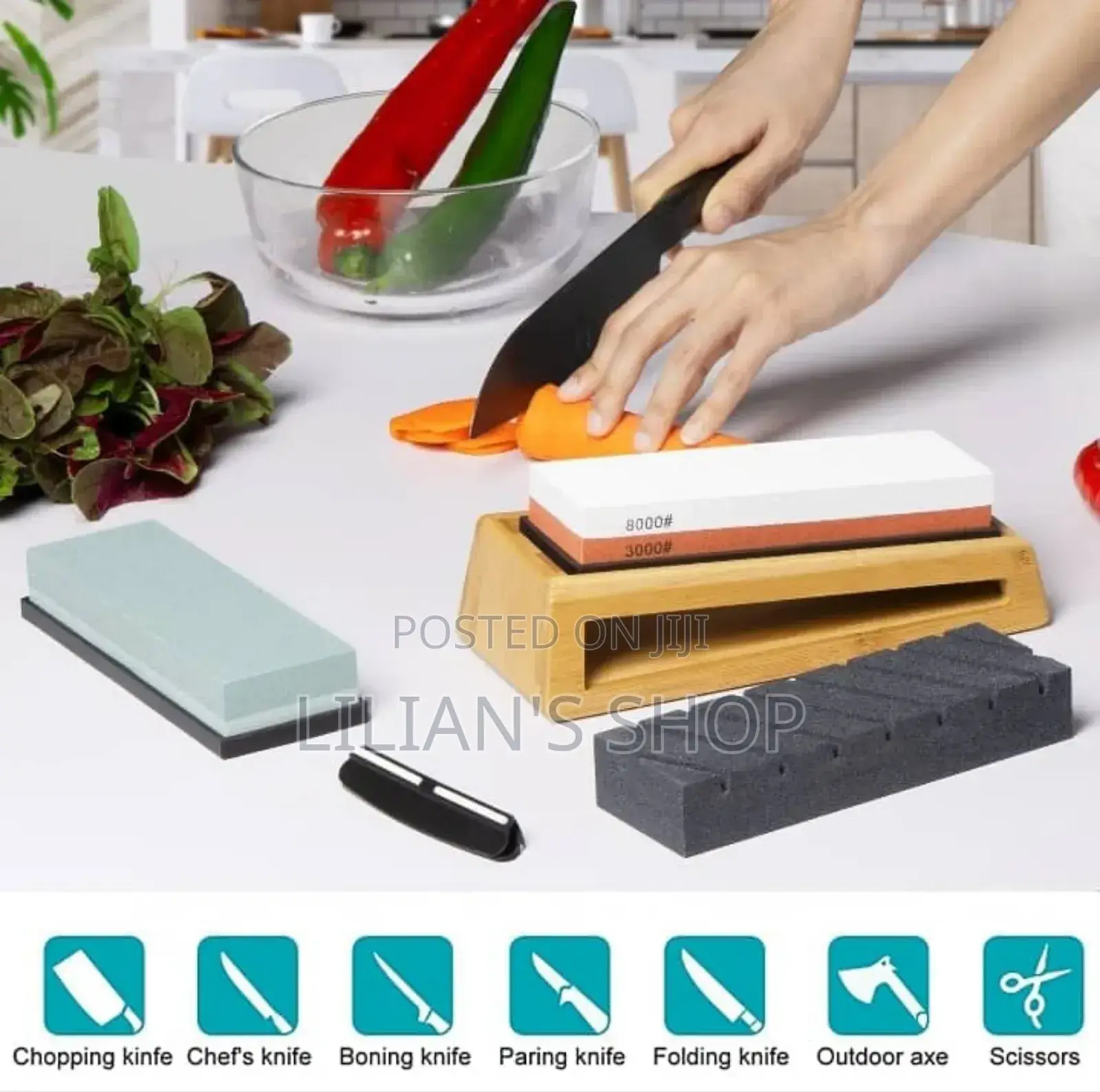 Double Sided Kitchen Tool Sharpener